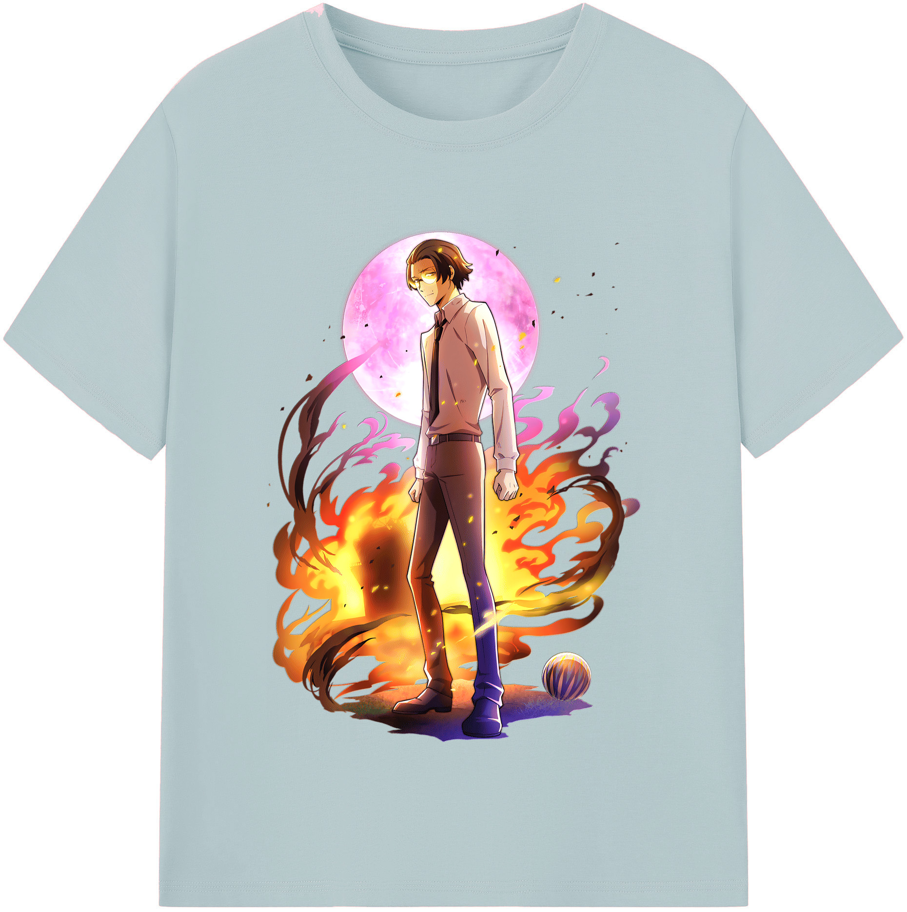 （画像用） 文豪ストレイドッグス Bungo Stray Dogs 綿100％半袖Tシャツ（フロントプリント）